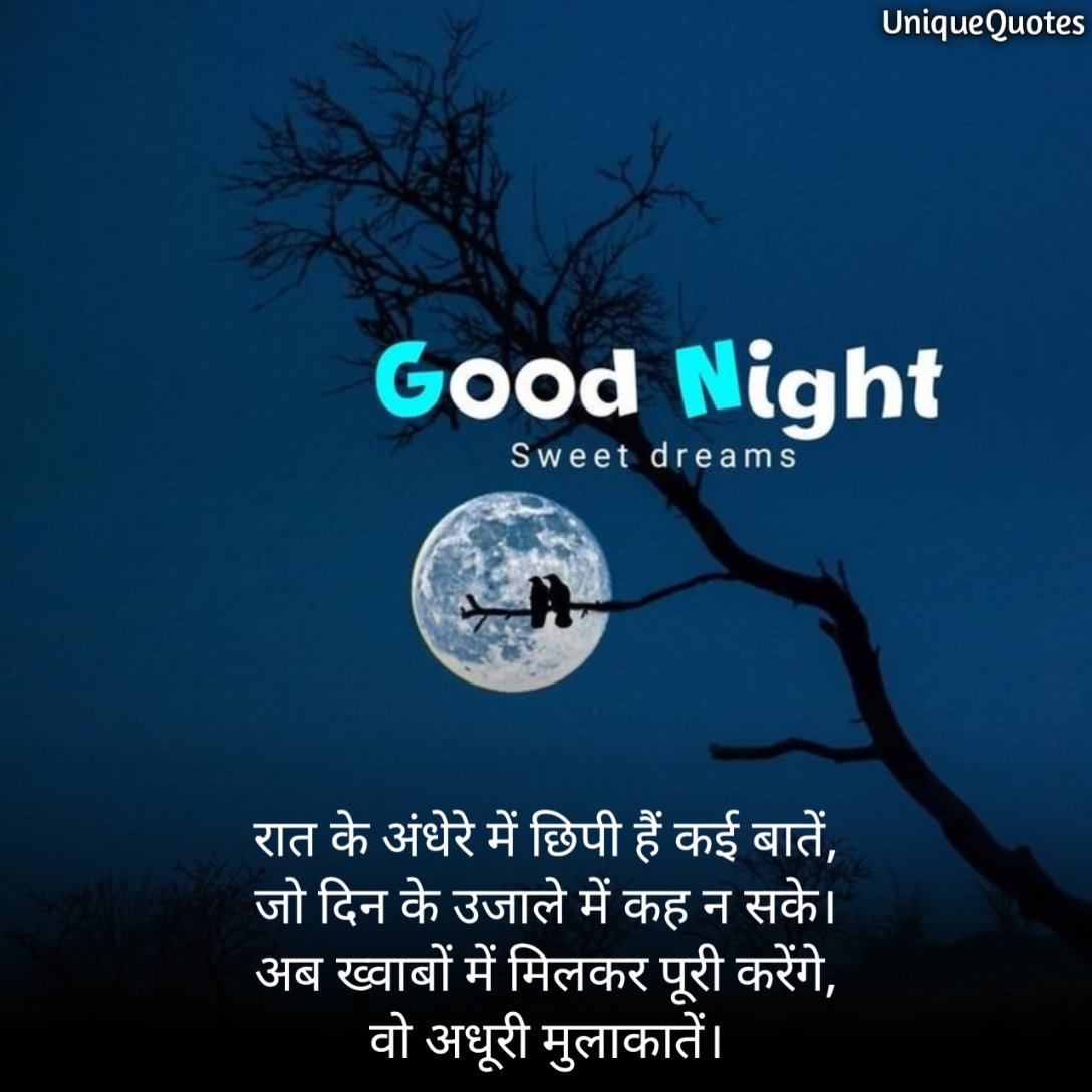 Good Night Shayari 