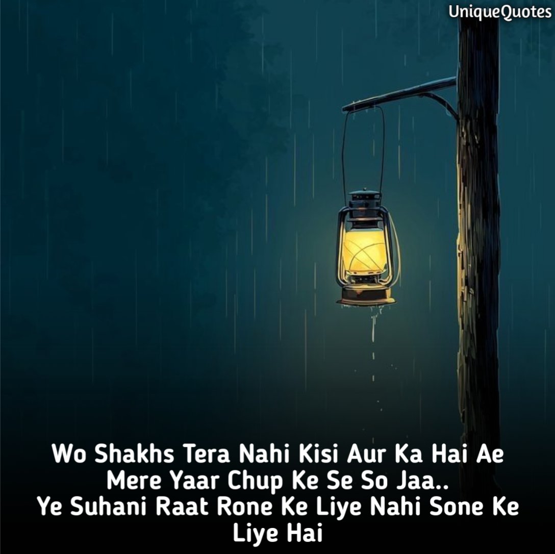 Good Night Shayari in English