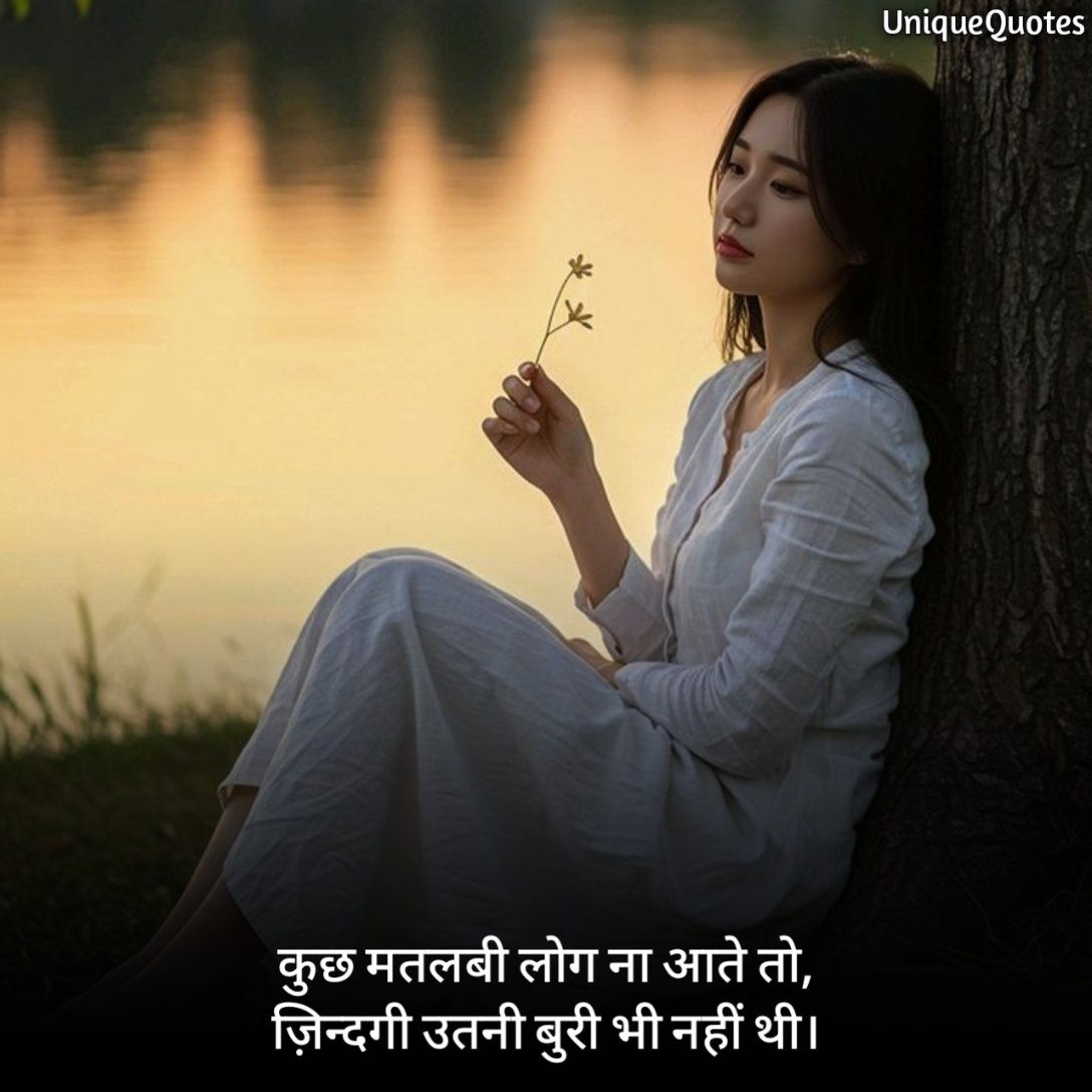 Matlabi Rishte Shayari in Hindi