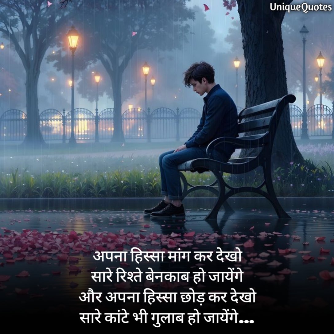 Sad Matlabi Rishte Shayari