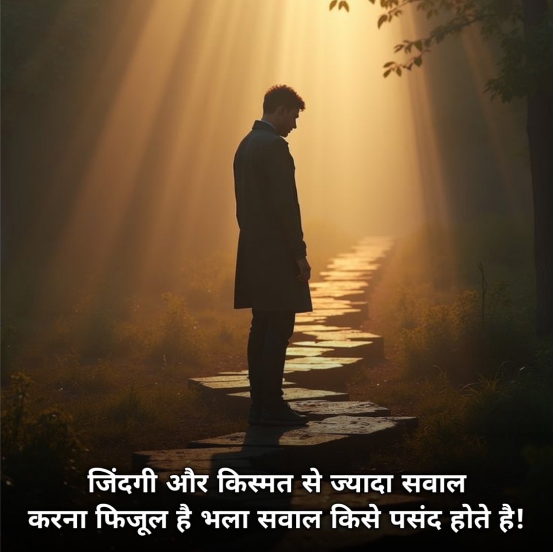 किस्मत ने उड़ाया मजाक शायरी