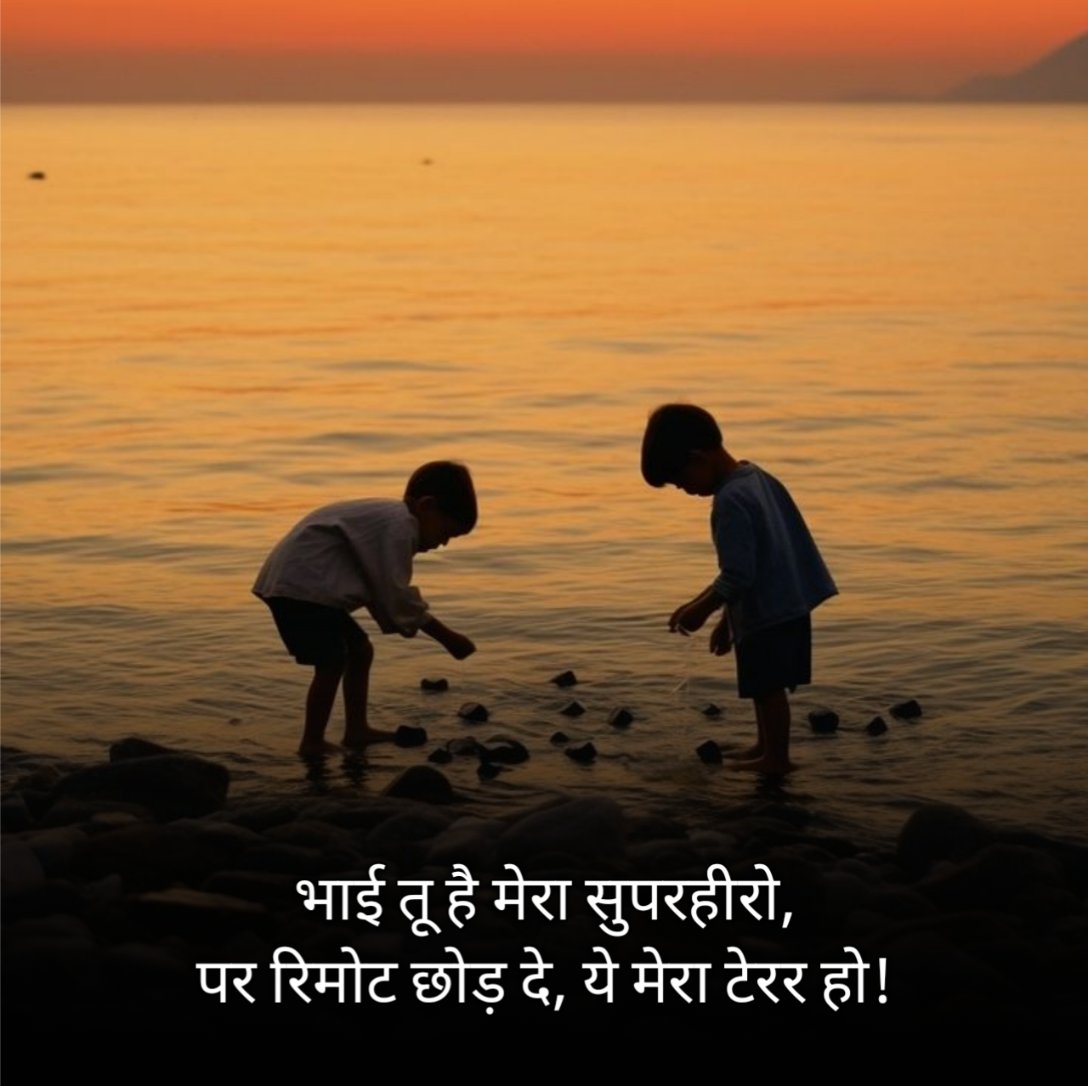 Funny Brother Shayari in Hindi 