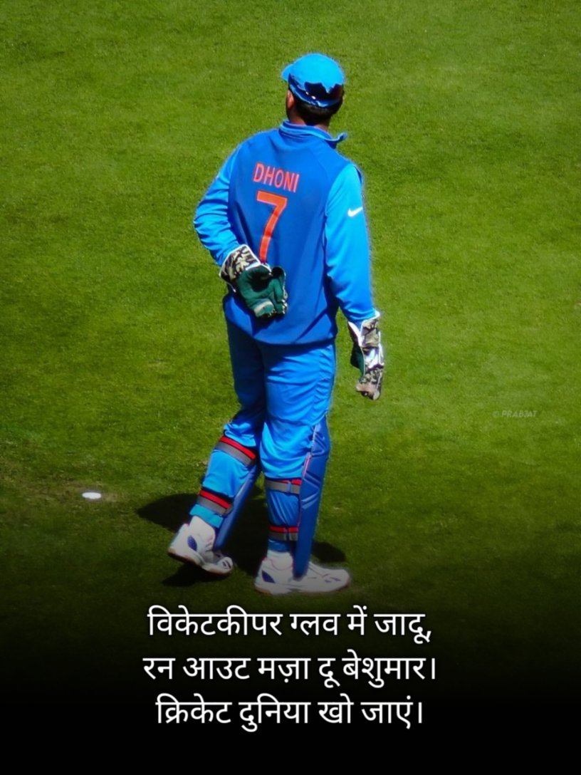 Cricket Lover Shayari in Hindi