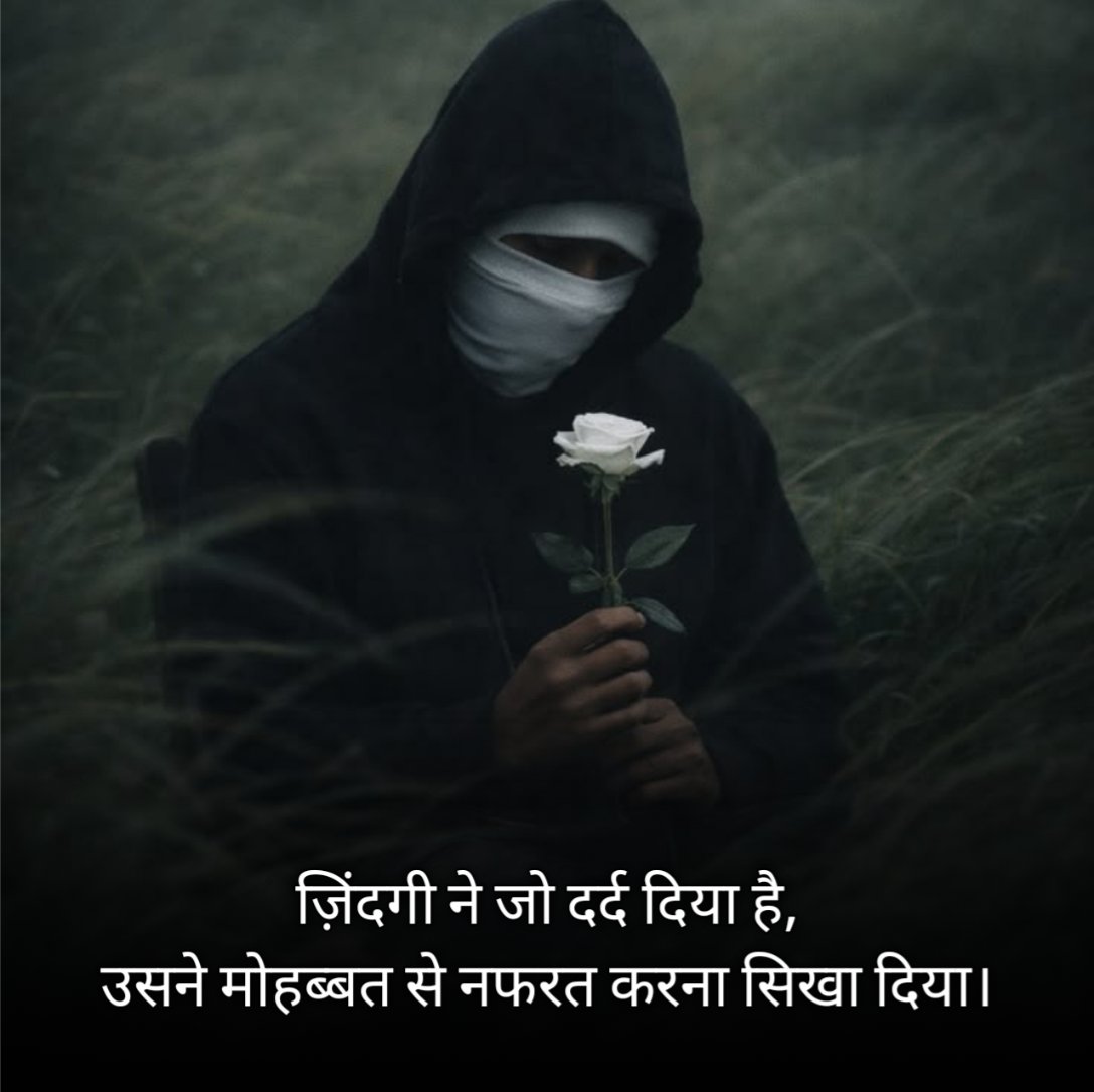 Nafrat Shayari on Life In Hindi